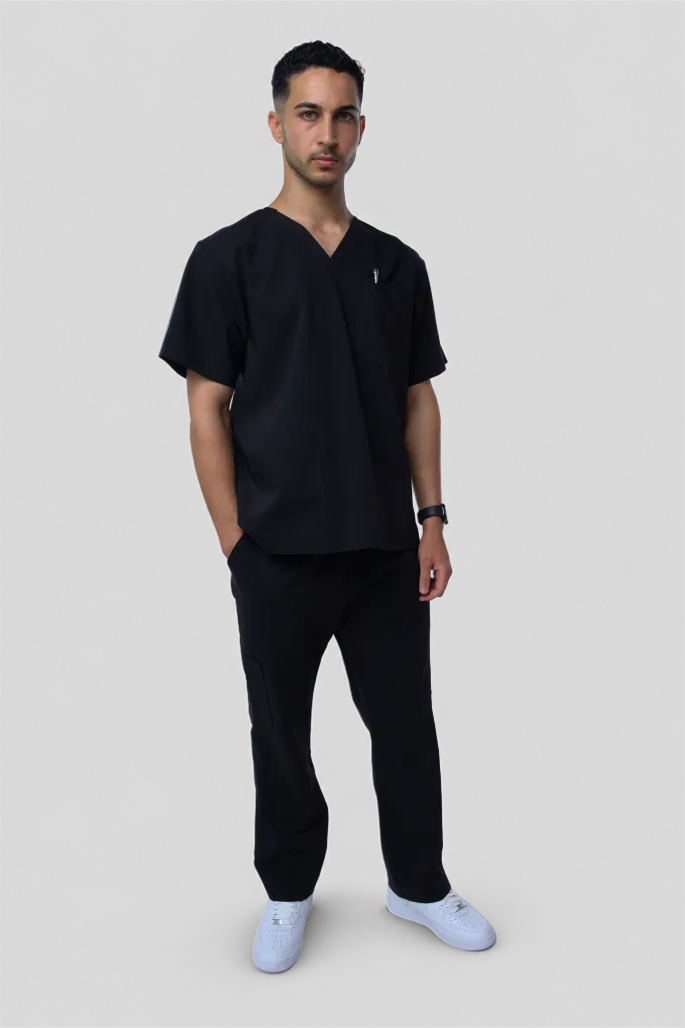 Bluza medyczna męska - BLACK
