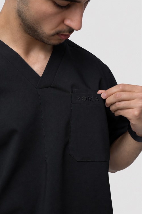 Bluza medyczna męska - BLACK